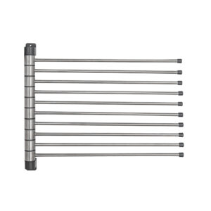 Hani-tuote 3077 kuivausoksa 10:llä oksalla, ruostumatonta terästä