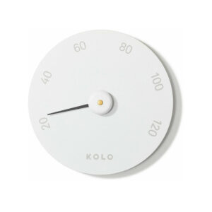 Saunan lämpömittari, Kolo, valkoinen