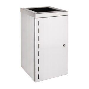 Usva lukittava roska-astia sisäkorilla 45l, harjattu rst