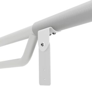 Käsisuihkunpidike tukikaiteeseen, taittuva rst valkoinen