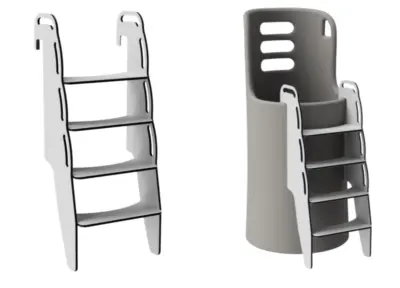 Kuvituskuva Babystanderi-portaista